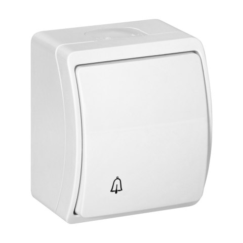 Przycisk dzwonek n/t AQUATIC, IP44, biały