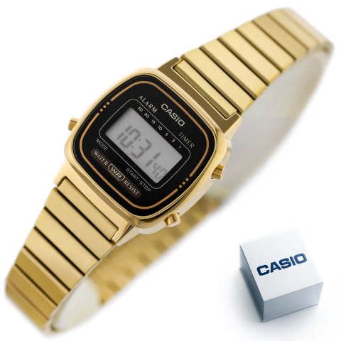 Casio ZEGAREK DAMSKI CASIO VINTAGE LA670WGA-1 (zd597b) + BOX