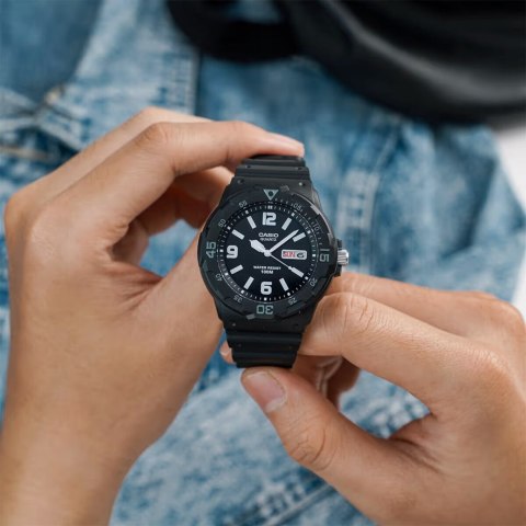 Casio ZEGAREK MĘSKI CASIO MRW-200H-1B2 (zd147b) + BOX