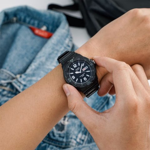 Casio ZEGAREK MĘSKI CASIO MRW-200H-1B2 (zd147b) + BOX