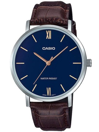 Casio ZEGAREK MĘSKI CASIO MTP-VT01L-2B + BOX