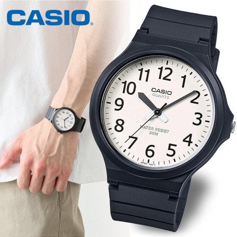 Casio ZEGAREK MĘSKI CASIO MW-240-7B (zd166g) - KLASYKA + BOX