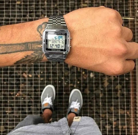 Casio ZEGAREK MĘSKI CASIO VINTAGE A500WA-1 (zd158a) + BOX