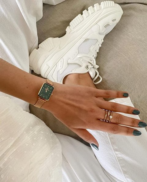 Daniel Wellington ZEGAREK DAMSKI DANIEL WELLINGTON DW00100437 - QUADRO (zw505c)