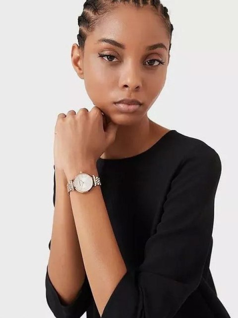 Emporio Armani ZEGAREK DAMSKI EMPORIO ARMANI AR11446 - GIANNI T-BAR (zi512b) + BOX