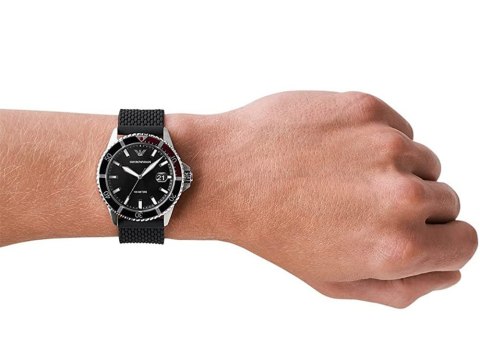 Emporio Armani ZEGAREK MĘSKI EMPORIO ARMANI AR11341 - DIVER (zi043a)