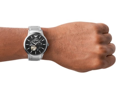 Emporio Armani Zegarek męski EMPORIO ARMANI RENATO AUTOMATIC AR60055 (zi058a))