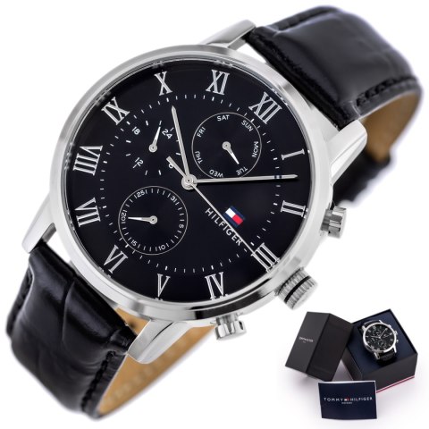 Tommy Hilfiger ZEGAREK MĘSKI TOMMY HILFIGER 1791401 KANE (zf045c) + BOX