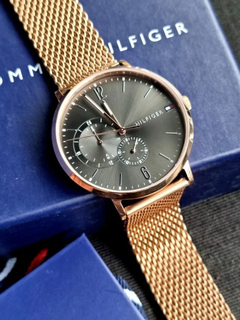 Tommy Hilfiger ZEGAREK MĘSKI TOMMY HILFIGER BROOKLYN 1791506 (zf061c)