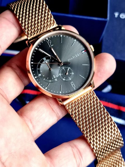Tommy Hilfiger ZEGAREK MĘSKI TOMMY HILFIGER BROOKLYN 1791506 (zf061c)