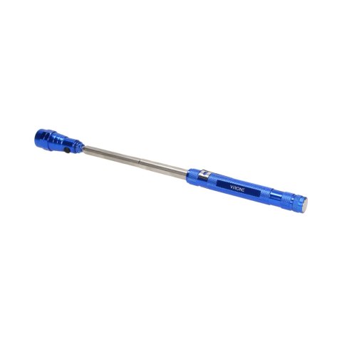 Latarka teleskopowa 17-57 cm, 3 LED, 4 x LR44, wyginana głowica, magnes