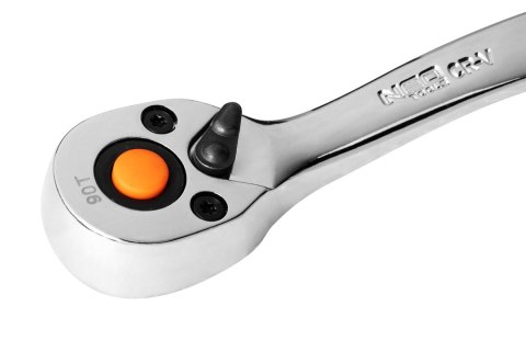 Zestaw kluczy nasadowych 1/2", 58 szt., CrV