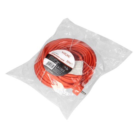 Przedłużacz ogrodowy jednogniazdowy Schuko, PVC 3x1mm?, długość 10m