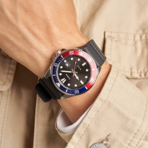 Casio ZEGAREK MĘSKI CASIO MDV-107-1A3 (zd172b) + BOX