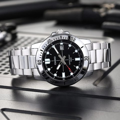 Casio ZEGAREK MĘSKI CASIO MTP-VD01D-1EV (zd185a) + BOX