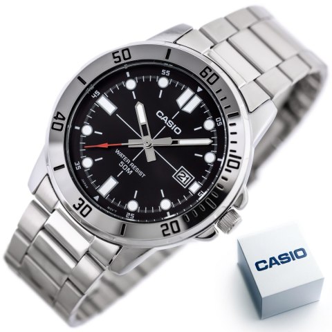 Casio ZEGAREK MĘSKI CASIO MTP-VD01D-1EV (zd185a) + BOX