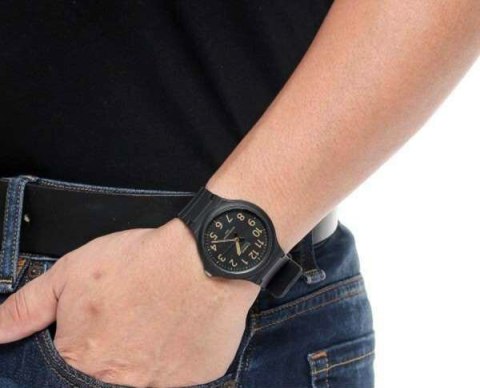 Casio ZEGAREK MĘSKI CASIO MW-240-1B2 (zd166h) - KLASYKA + BOX