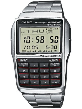 Casio ZEGAREK MĘSKI CASIO VINTAGE DATABANK DBC-32D-1ADF (zd162b) + BOX