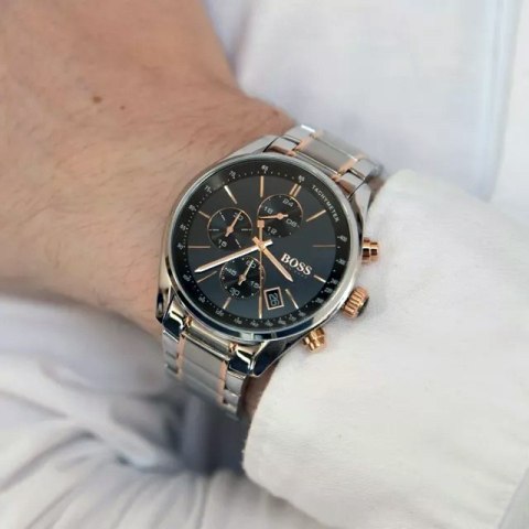 Hugo Boss ZEGAREK MĘSKI HUGO BOSS 1513473 - GRAND PRIX (zh022b) + BOX