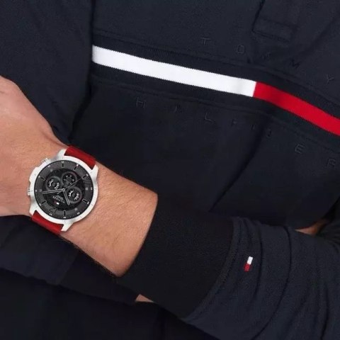 Tommy Hilfiger ZEGAREK MĘSKI TOMMY HILFIGER LUCA 1710490 (zf082a)