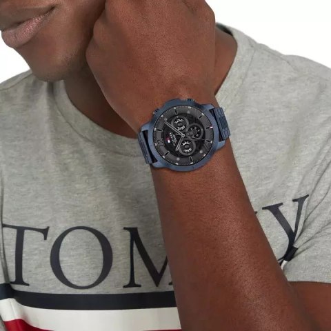 Tommy Hilfiger ZEGAREK MĘSKI TOMMY HILFIGER LUCA 1710493 (zf082d)