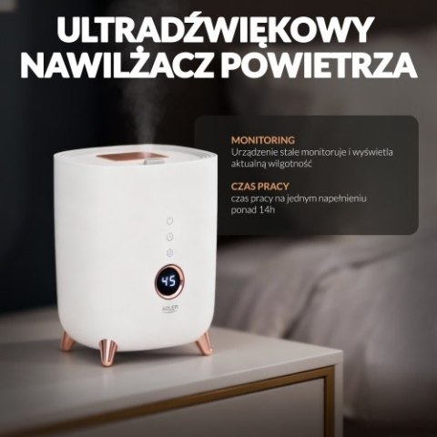 AD 7972 white Nawilżacz ultradźwiękowy led