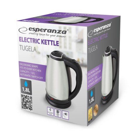 EKK104X Esperanza czajnik elektryczny tugela 1.8 l inox