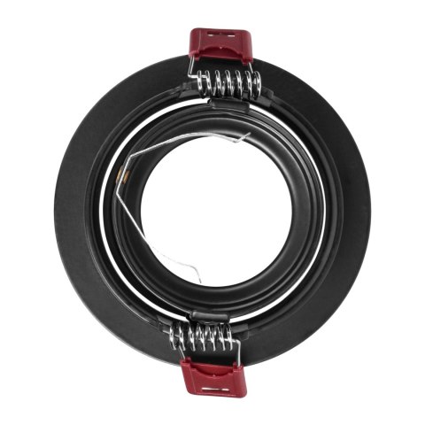 FONDI RC ramka dekoracyjna oprawy punktowej, MR16/GU10 max. 50W, okrągła, stała, aluminiowa, czarno-złota