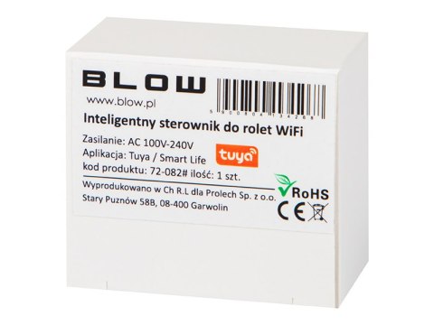 72-082# Inteligentny sterownik do rolet wifi tuya