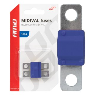 Bezpieczniki samochodowe midival mta 2 szt. 100a amio-03479
