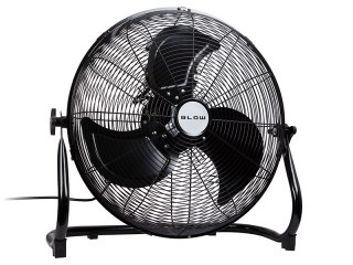 44-027# Wentylator podłogowy 18"/45cm 200w cyrkulator czarny