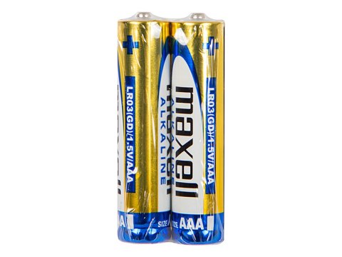 82-636# Bateria alkaliczna aaa 1.5 lr3 maxell 2szt
