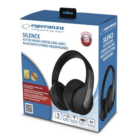 EH240 Esperanza słuchawki bluetooth anc silence