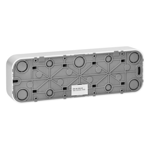 Gniazdo poczwórne ToDo 2P+Z IP20, 16A, 230V AC, biały