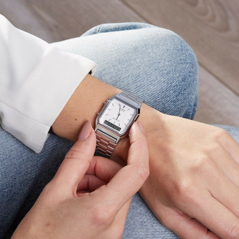 Casio ZEGAREK DAMSKI CASIO Youth AQ-230A-7DMQ + BOX