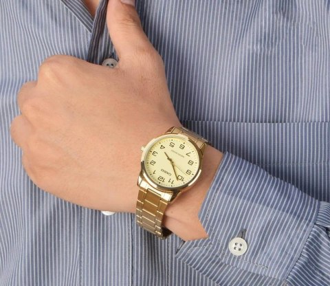 Casio ZEGAREK MĘSKI CASIO MTP-V001G-9B + BOX