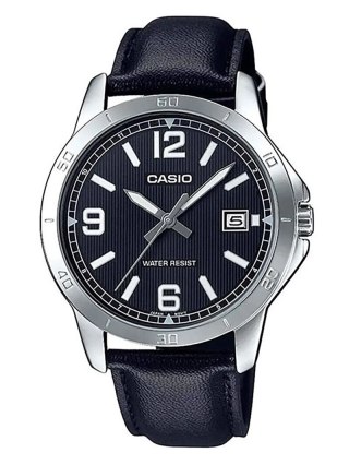 Casio ZEGAREK MĘSKI CASIO MTP-V004L-1B + BOX (zd046g)