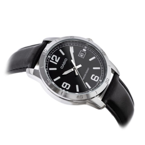 Casio ZEGAREK MĘSKI CASIO MTP-V004L-1B + BOX (zd046g)