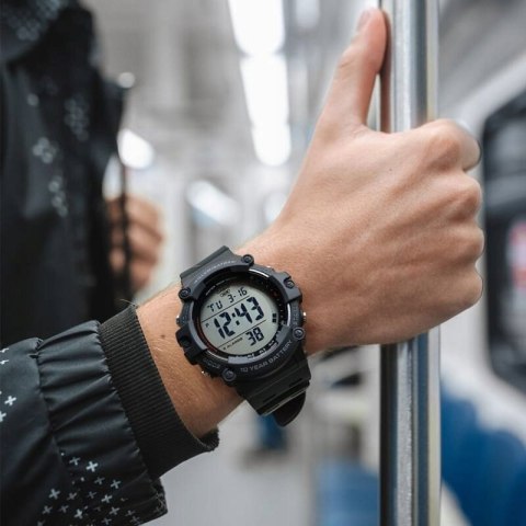Casio ZEGAREK MĘSKI CASIO SPORT ILLUMINATOR AE-1500WH-8B + BOX