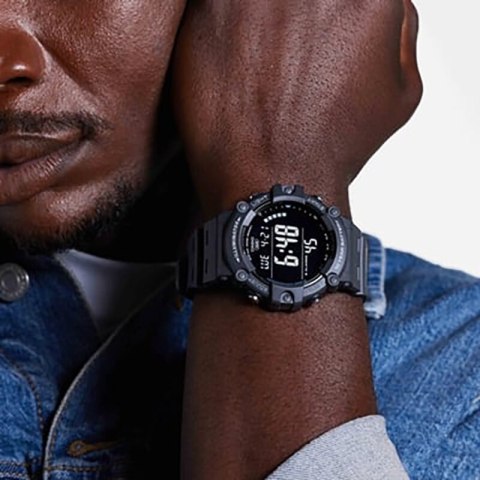 Casio ZEGAREK MĘSKI CASIO SPORT ILLUMINATOR AE-1500WH-8B + BOX