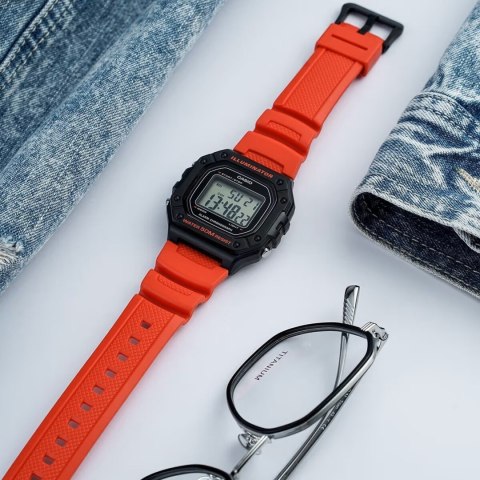 Casio ZEGAREK MĘSKI CASIO W-218H-4B + BOX