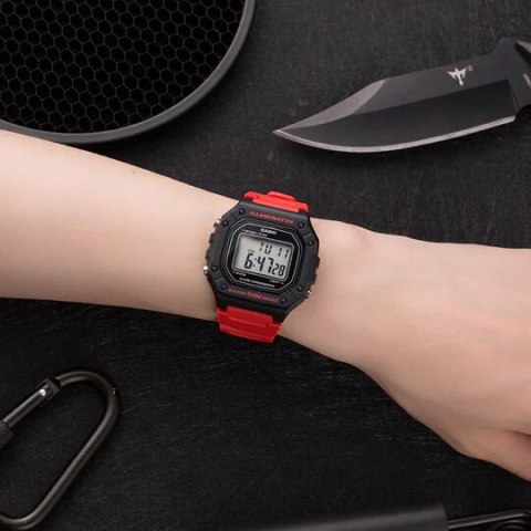 Casio ZEGAREK MĘSKI CASIO W-218H-4B + BOX