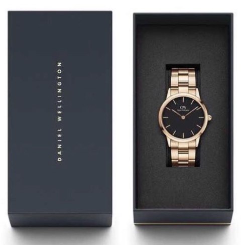 Daniel Wellington ZEGAREK MĘSKI DANIEL WELLINGTON Iconic Link Grey DW00100332 (zw003a)