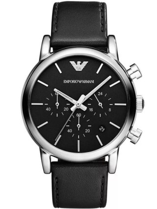 Emporio Armani ZEGAREK MĘSKI EMPORIO ARMANI CLASSIC AR1733 + BOX (zi084b)