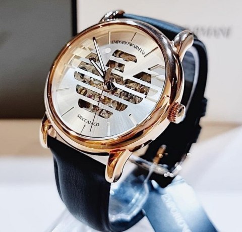 Emporio Armani ZEGAREK MĘSKI EMPORIO ARMANI LUIGI AUTOMATIC AR60031 + BOX (zi062b)