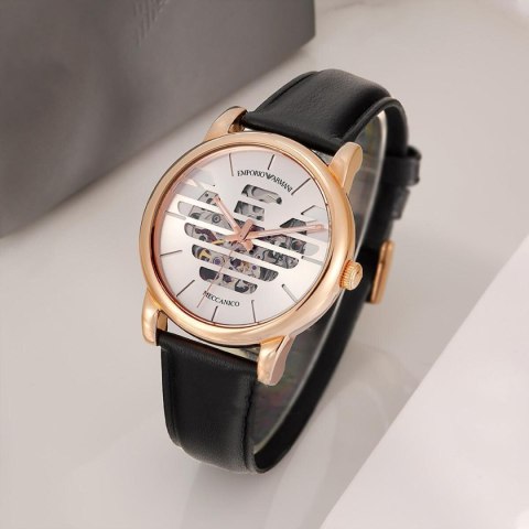 Emporio Armani ZEGAREK MĘSKI EMPORIO ARMANI LUIGI AUTOMATIC AR60031 + BOX (zi062b)
