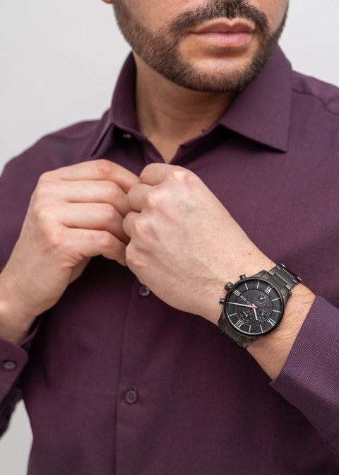 Paul Lorens ZEGAREK MĘSKI PAUL LORENS - PL11652B6-1A5 (zg356d) + BOX