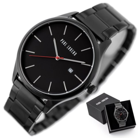 Paul Lorens ZEGAREK MĘSKI PAUL LORENS - PL1273B-1A5 (zg358d) + BOX