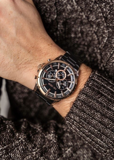 Paul Lorens ZEGAREK MĘSKI PAUL LORENS - PL13605B-1A4 (zg359c) + BOX