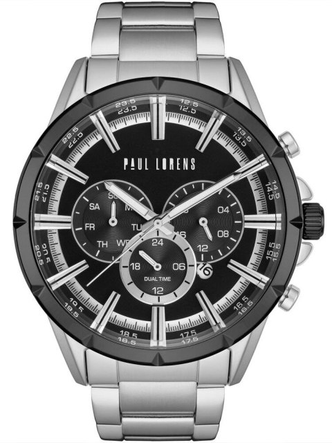 Paul Lorens ZEGAREK MĘSKI PAUL LORENS - PL13605B-1C1 (zg359a) + BOX